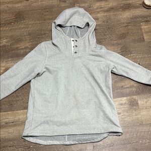 Gray Hooded Sweatshirt